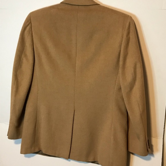 Bill Blass Mens Tan 100% Camel Hair Blazer Sz 42 R - Picture 2 of 8